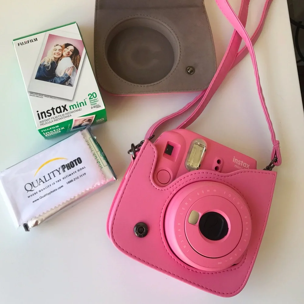 Fujifilm Instax Mini 9 Instant Camera, Flamingo Pink